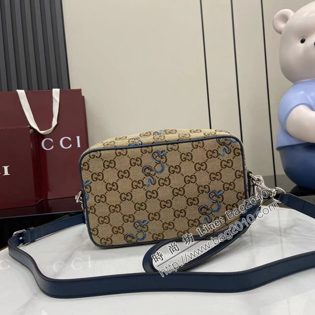 Gucci專櫃古馳最新款小號男士單肩斜挎包 jh2954型號：817771